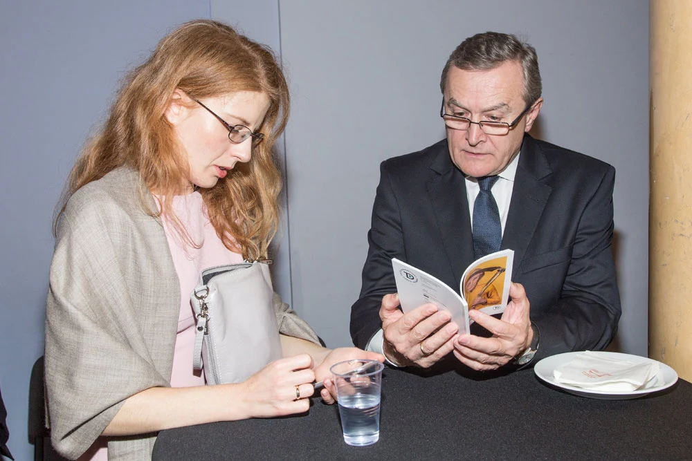 Minister Piotr Gliński z żoną Renatą Koźlicką-Glińską Minister Piotr Gliński z żoną Renatą Koźlicką-Glińską