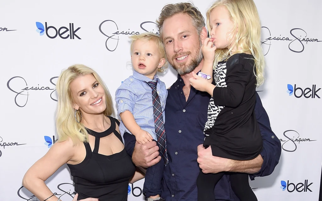 Jessica Simpson z mężem i dziećmi