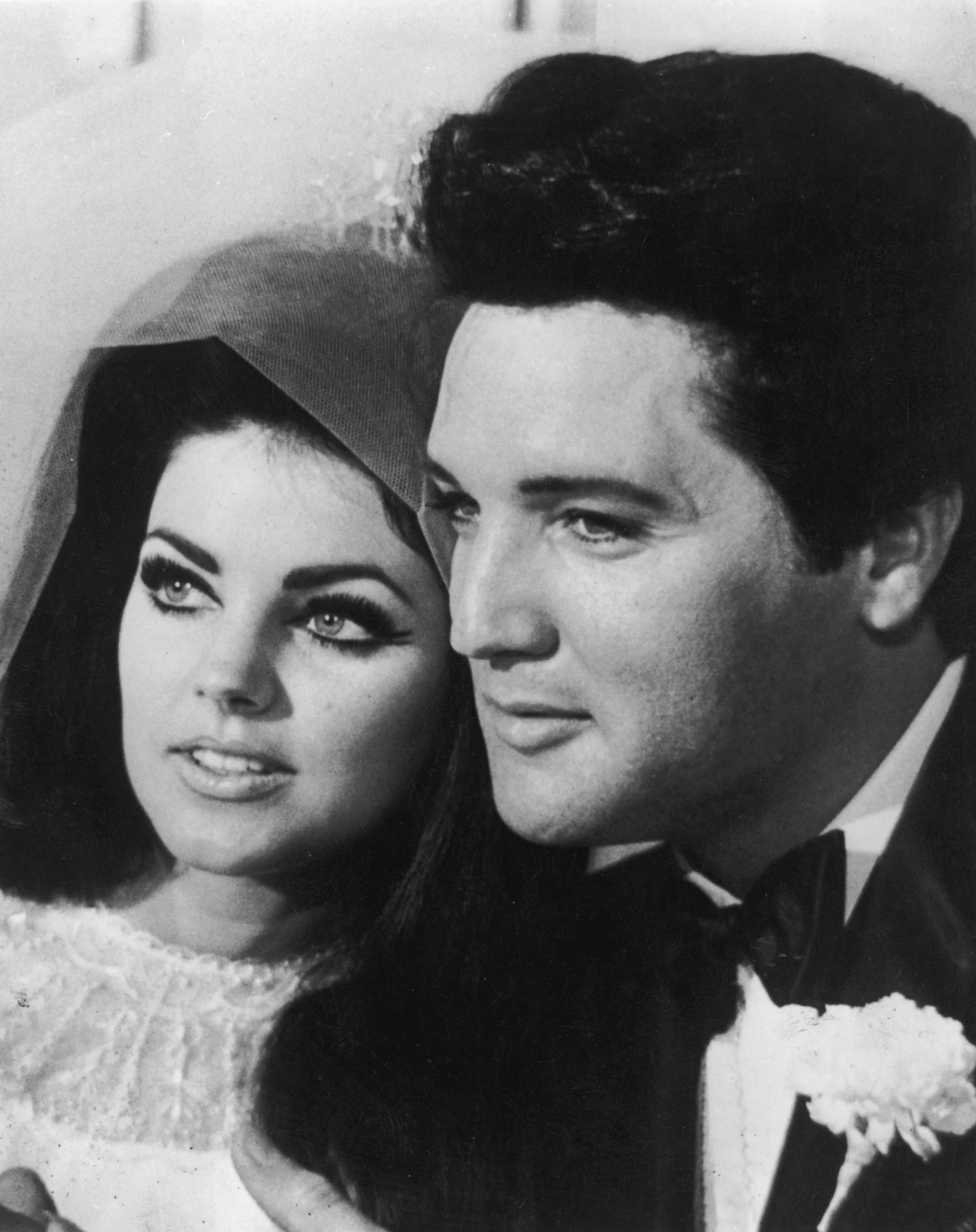 Priscilla Presley w dniu ślubu Priscilla Presley w dniu ślubu