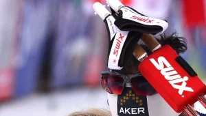 Marit Bjoergen (z prawej) i Therese Johaug