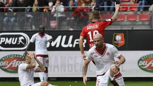 Kamil Grosicki tuż po golu dla Rennes