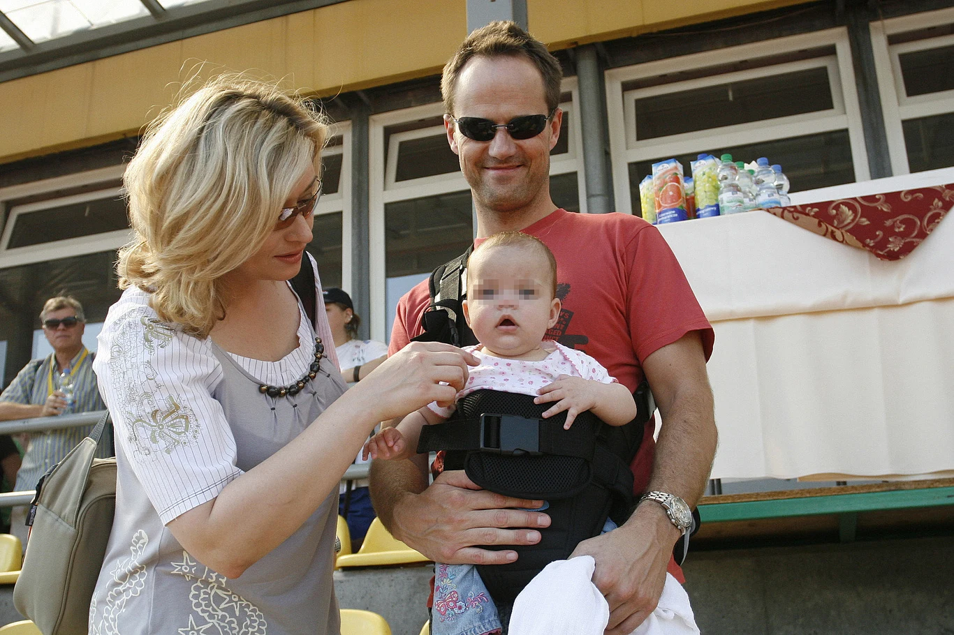 Martyna z Jerzym i córką Marysią