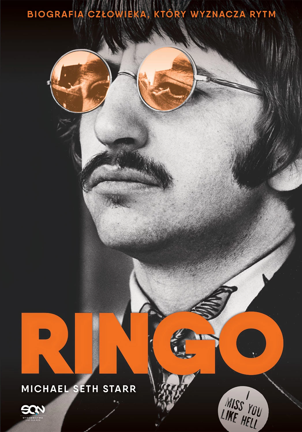 Ringo Starr na okładce swojej biografii Ringo Starr na okładce swojej biografii