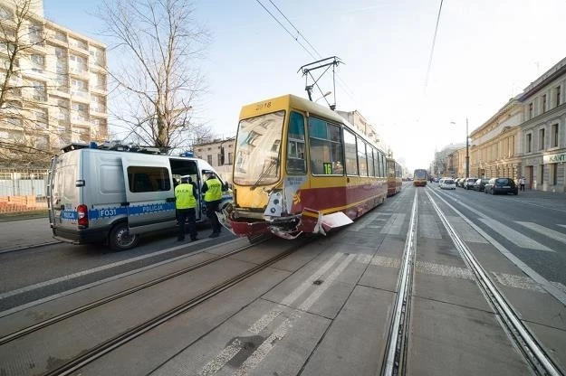 Tak wyglądał tramwaj po wypadku Tak wyglądał tramwaj po wypadku