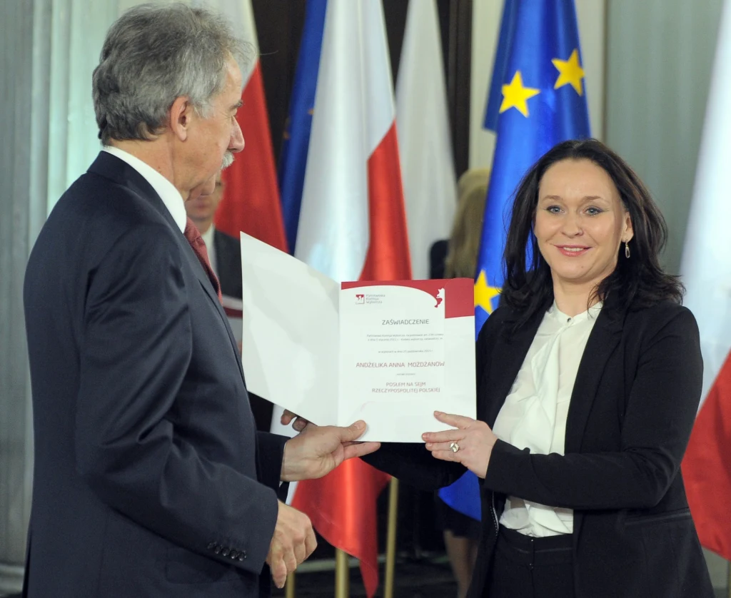 Andżelika Możdżanowska, listopad 2015