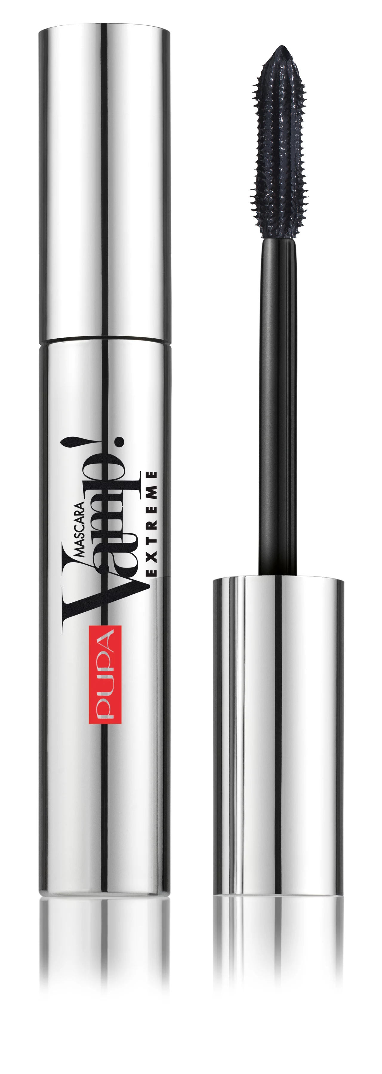 Mascara Vamp Extreme Pupa Pupa rzeczywiście zapewniła mi efekt “wow”. Rzęsy miały ładny kolor, dodatkowo tusz znacznie je wydłużył. Wielki plus za opakowanie oraz za to, że wystarczy pomalować rzęsy raz i już wyglądają doskonale! Szczoteczka: Gruba i silikonowa o obłych kształtach Aplikacja: Bardzo łatwa i szybka, wystarczy jedno pociągnięcie Efekt: Wyraźnie dłuższe i gęstsze rzęsy o intensywnym czarnym kolorze Trwałość: Bez problemów wytrzymuje przez cały dzień, nie kruszy się Stosunek jakości do ceny: 8/10 (60 pln) Mascara Vamp Extreme Pupa Pupa rzeczywiście zapewniła mi efekt “wow”. Rzęsy miały ładny kolor, dodatkowo tusz znacznie je wydłużył. Wielki plus za opakowanie oraz za to, że wystarczy pomalować rzęsy raz i już wyglądają doskonale! Szczoteczka: Gruba i silikonowa o obłych kształtach Aplikacja: Bardzo łatwa i szybka, wystarczy jedno pociągnięcie Efekt: Wyraźnie dłuższe i gęstsze rzęsy o intensywnym czarnym kolorze Trwałość: Bez problemów wytrzymuje przez cały dzień, nie kruszy się Stosunek jakości do ceny: 8/10 (60 pln)