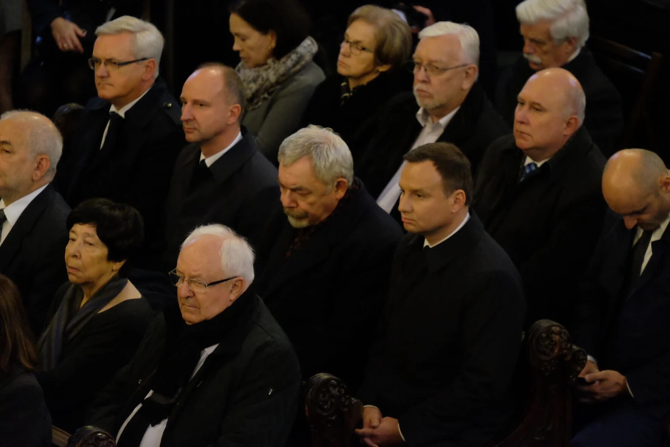 Prezydent Polski Andrzej Duda w towarzystwie prezydenta Krakowa Jacka Majchrowskiego