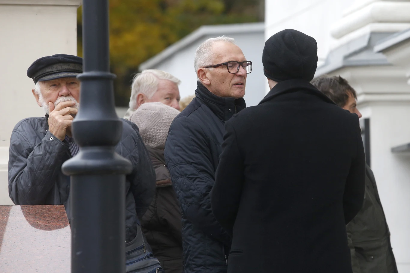 Marek Siudym na pogrzebie Andrzeja Kopiczyńskiego