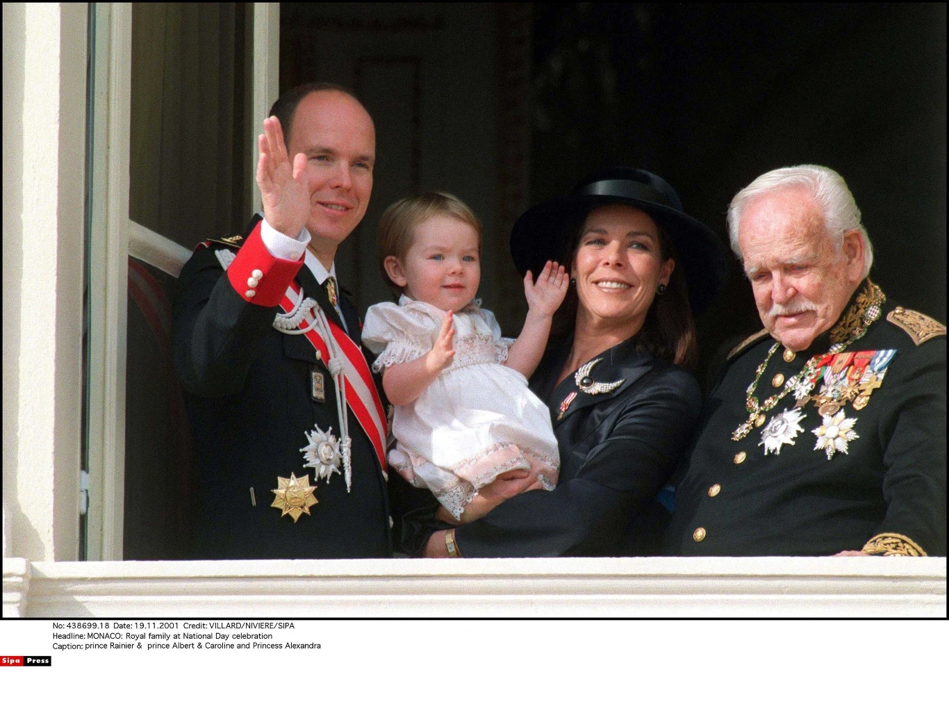 Książę Albert z rodziną