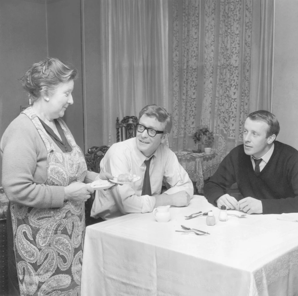 Ellen Micklewhite, Michael Caine, Stanley Caine Ellen Micklewhite, Michael Caine, Stanley Caine