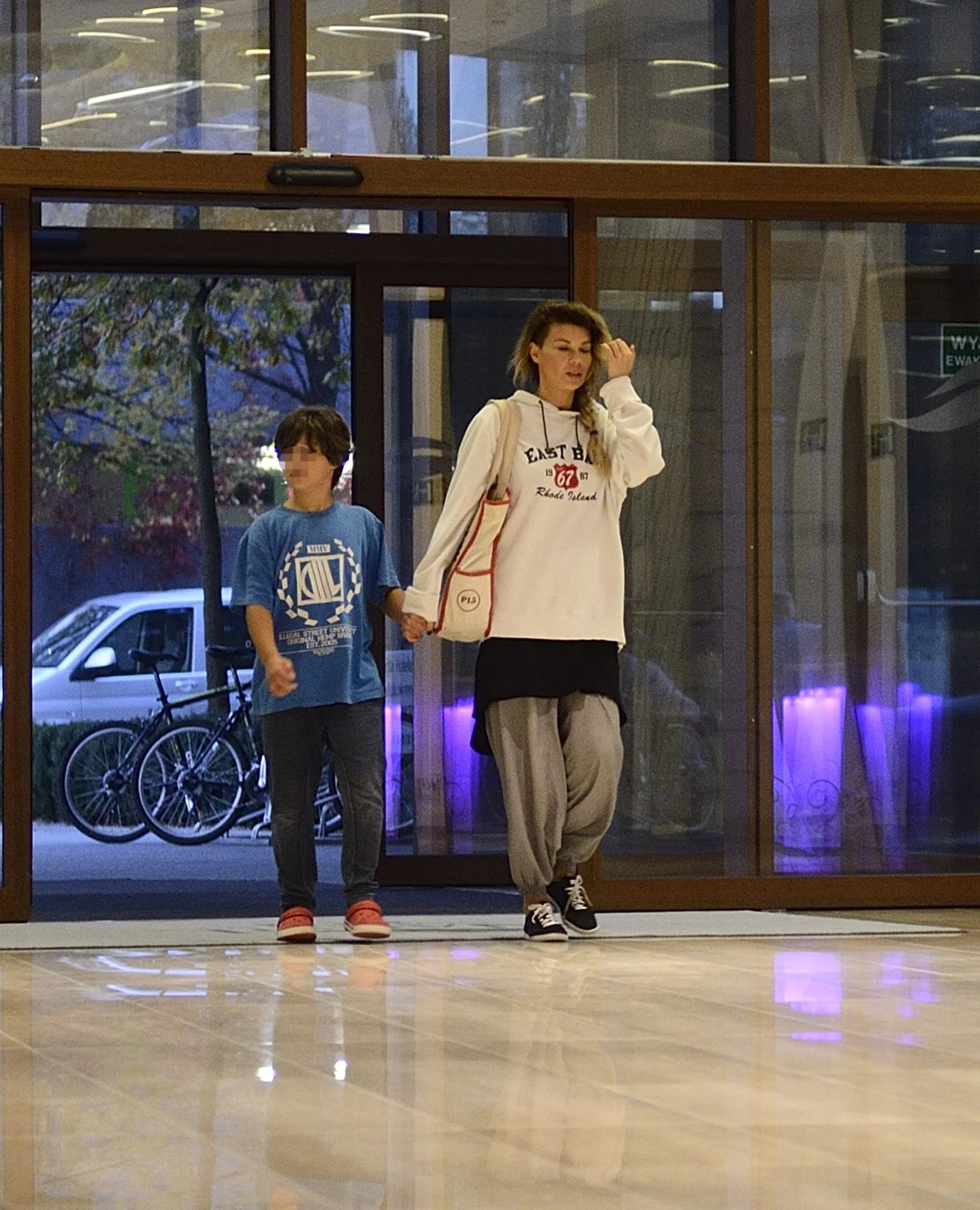 Górniak z synem Górniak z synem