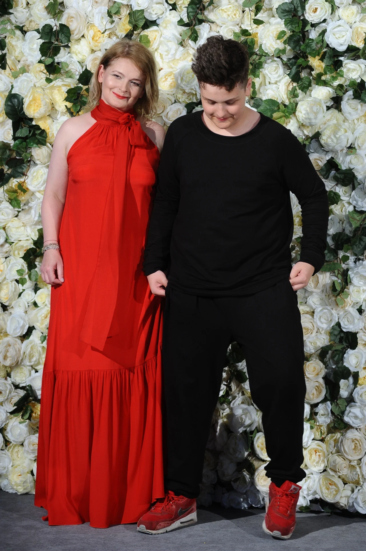 Dominika Ostałowska z synem Dominika Ostałowska z synem