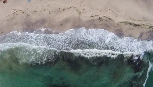 Morze Czarne - wybrzeże;  fot. z lotu ptaka 