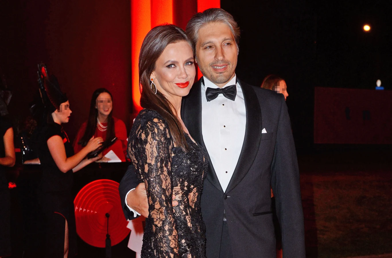 Kinga Rusin z obecnym partnerem, Markiem Kujawą