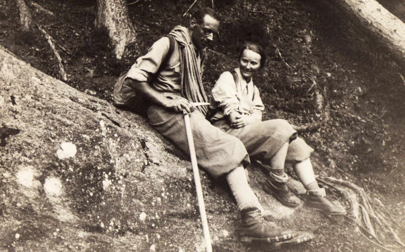 Jakub i Maria Bujakowie na wycieczce, ok 1938 r. / archiwum Magdaleny Bujak-Lenczowskiej