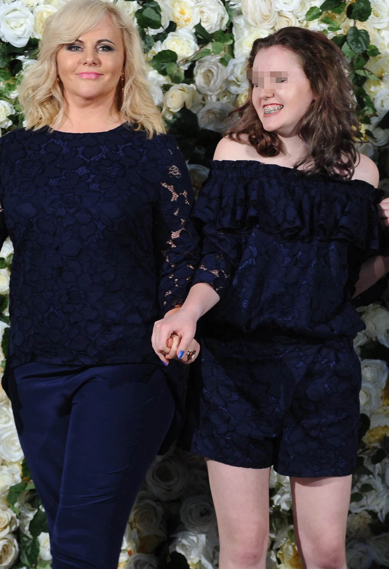 Joanna Kurowska z córką Joanna Kurowska z córką