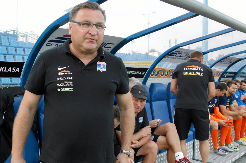 Czesław Michniewicz Termalicę prowadził od lipca 2016 roku