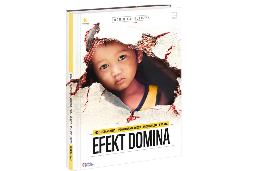 Okładka książki "Efekt dominia" Dominiki Kulczyk