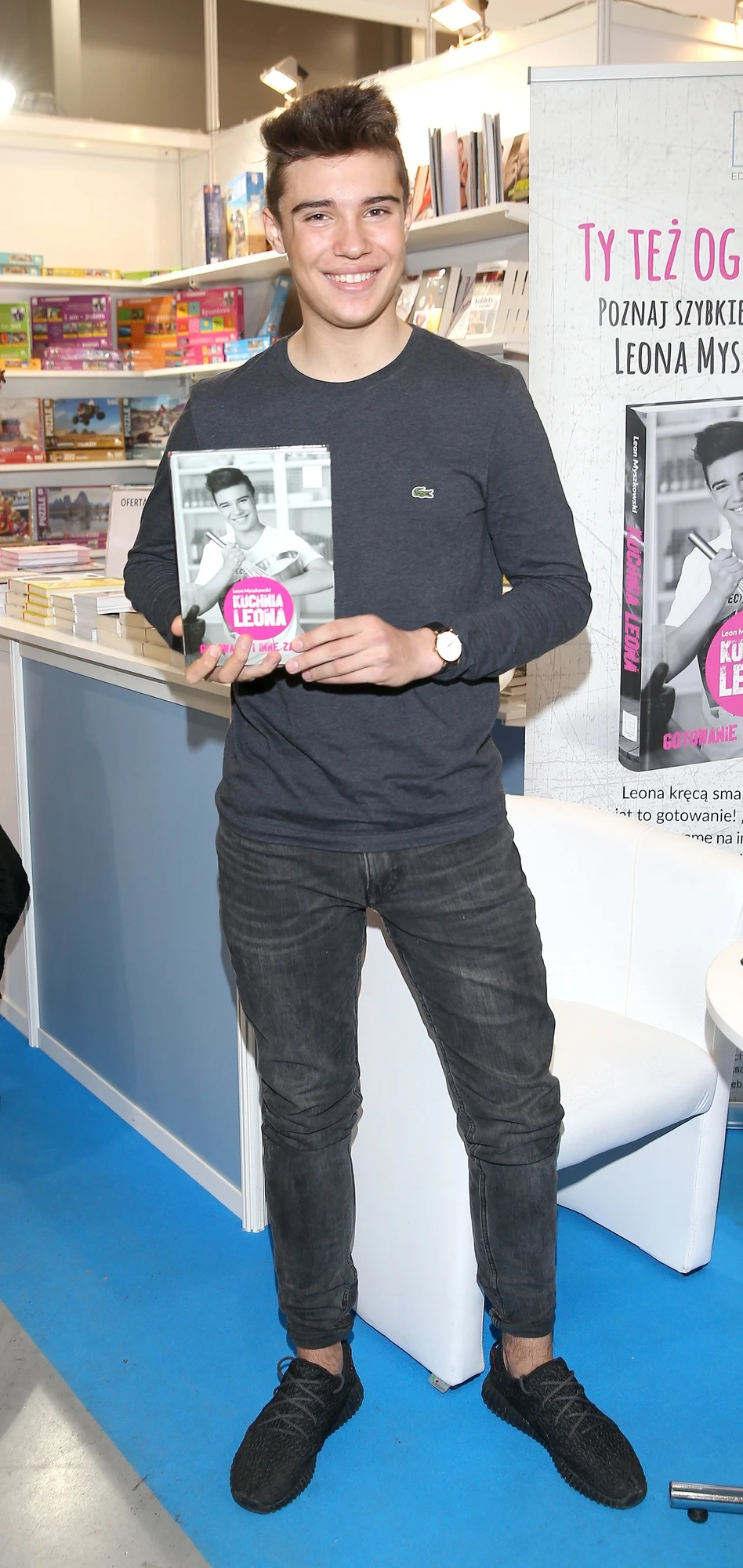 Leon Myszkowski na Targach Książki