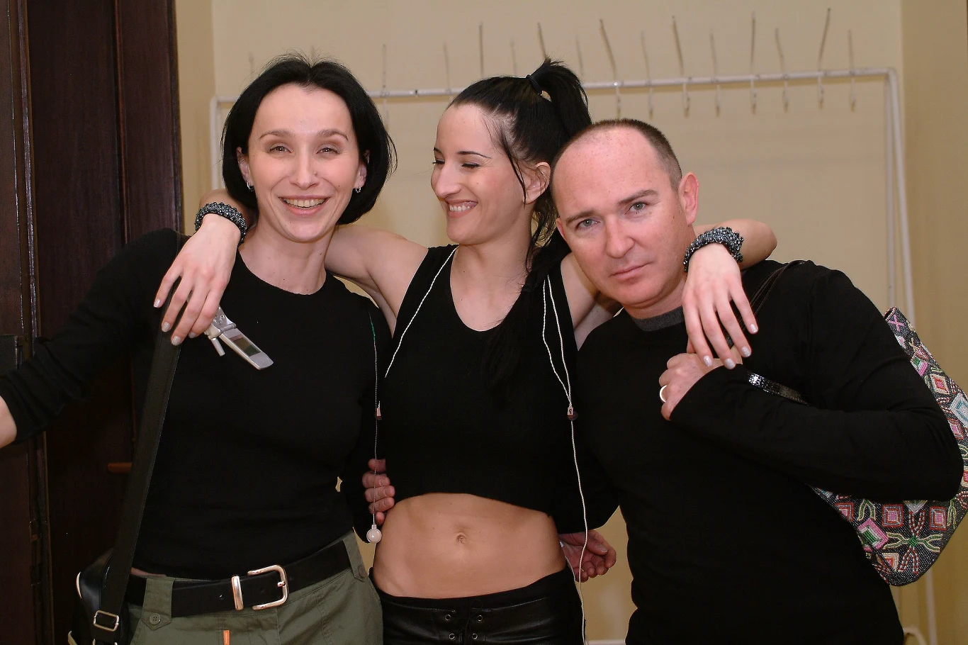 Andrzej z Justyną i Renatą Przemyk