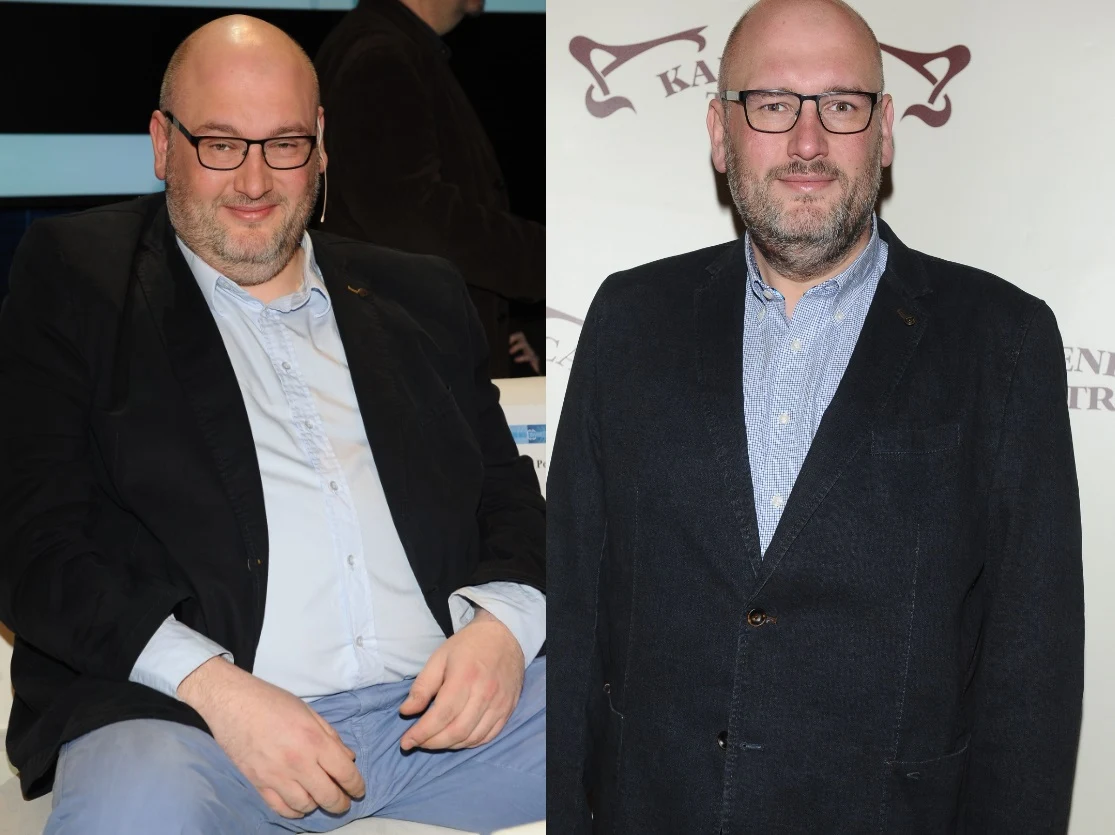 Michał Piela przed i po Michał Piela przed i po