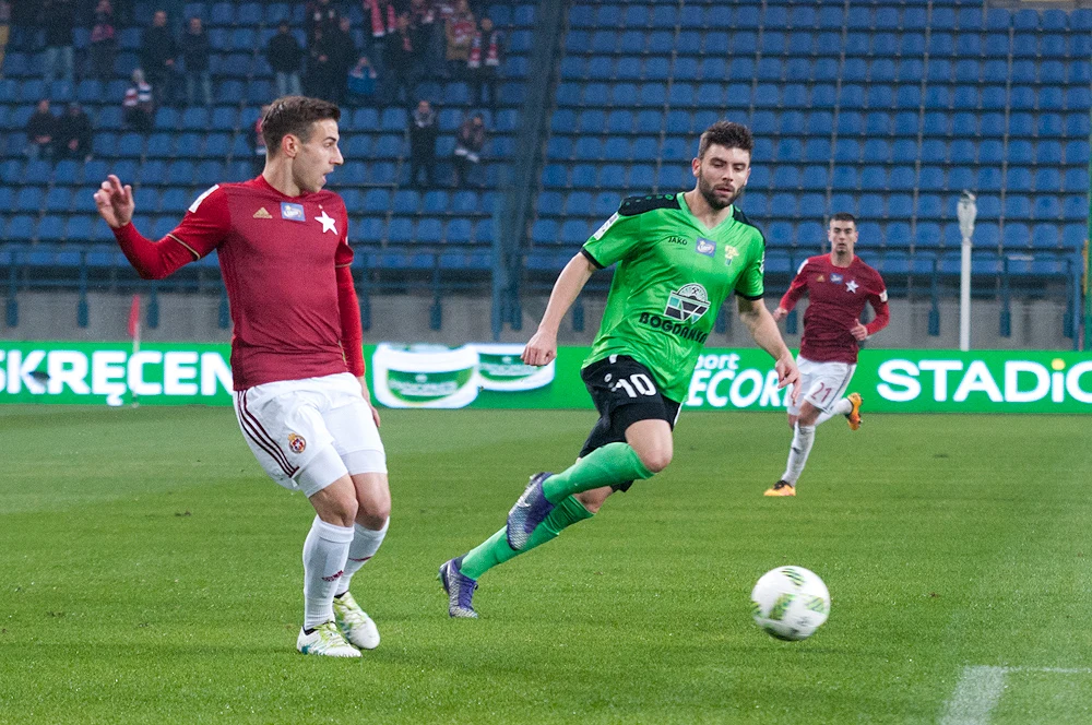 Wisła Kraków - Górnik Łęczna 3-2. Zdjęcia