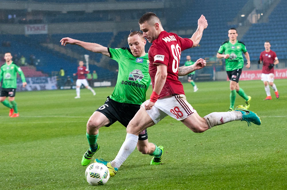Wisła Kraków - Górnik Łęczna 3-2. Zdjęcia
