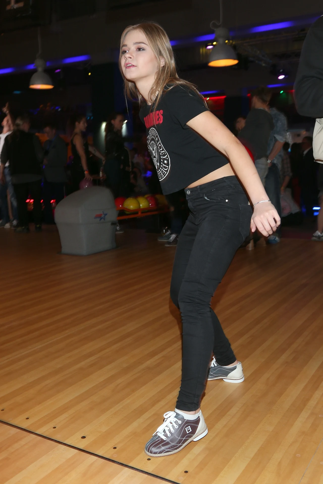 Na zdjęciu: Julia Wróblewska na otwarciu "Hula Kula"