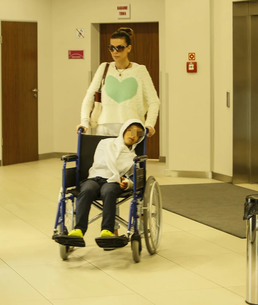 Edyta i Allanek w szpitalu 