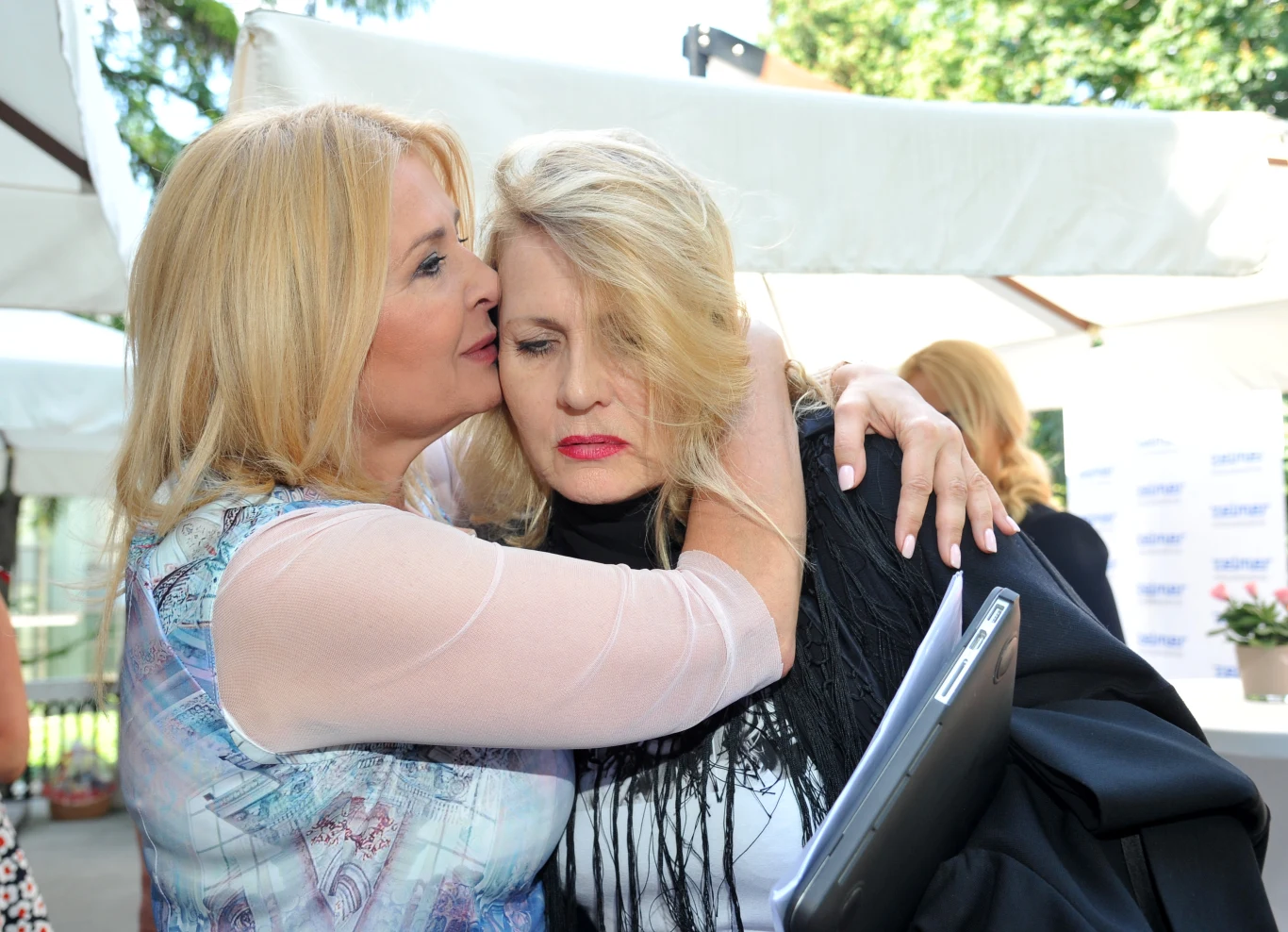 Grażyna Szapołowska, na zdj. z Majką Jeżowską Grażyna Szapołowska, na zdj. z Majką Jeżowską