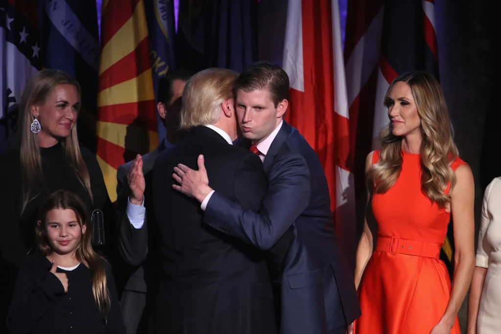 Donald z synem Ericiem  Donald z synem Ericiem