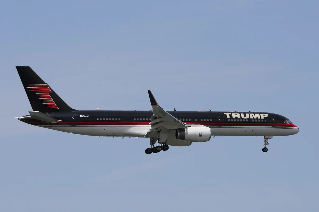 Samolot Donalda Trumpa do Boeing 757