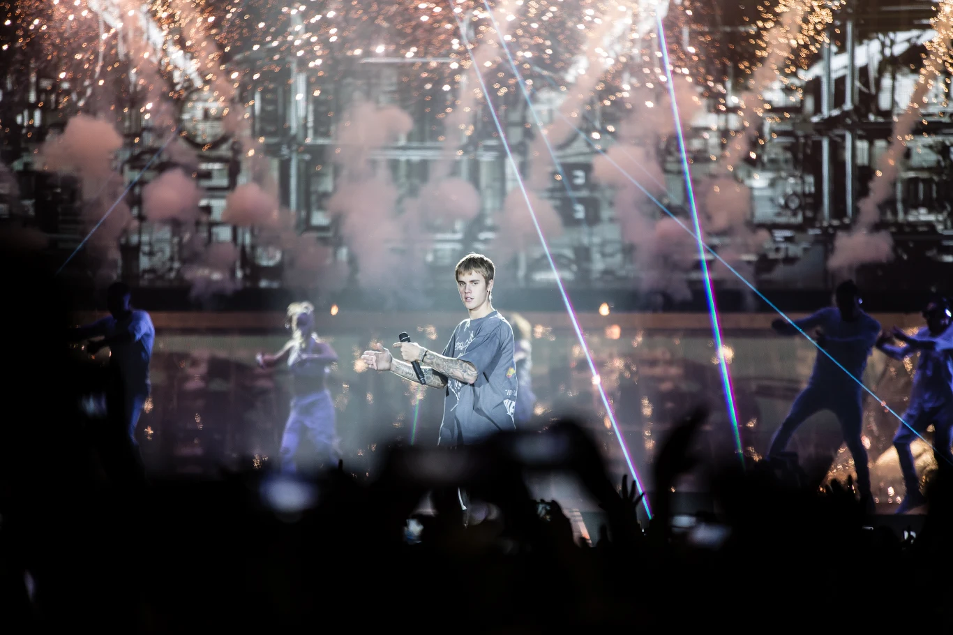Justin Bieber na koncercie w Krakowie