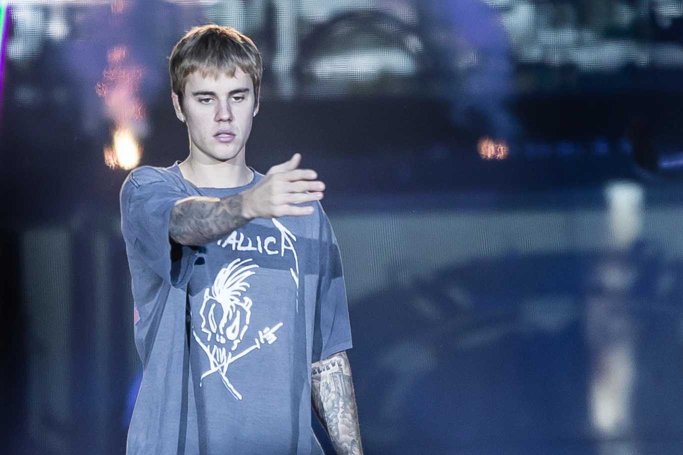 Justin Bieber na koncercie w Krakowie