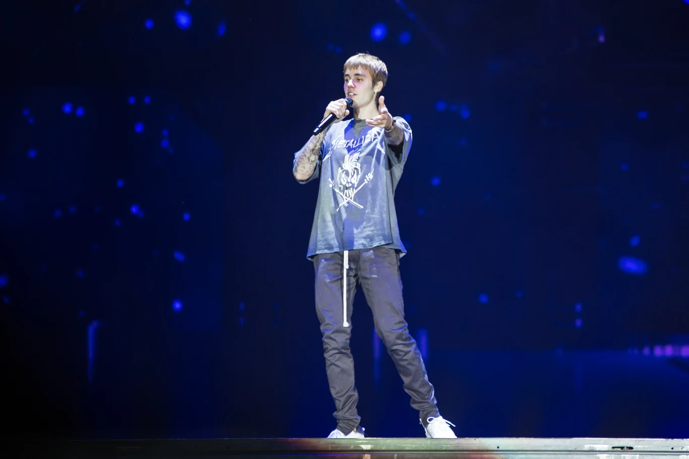 Justin Bieber na koncercie w Krakowie