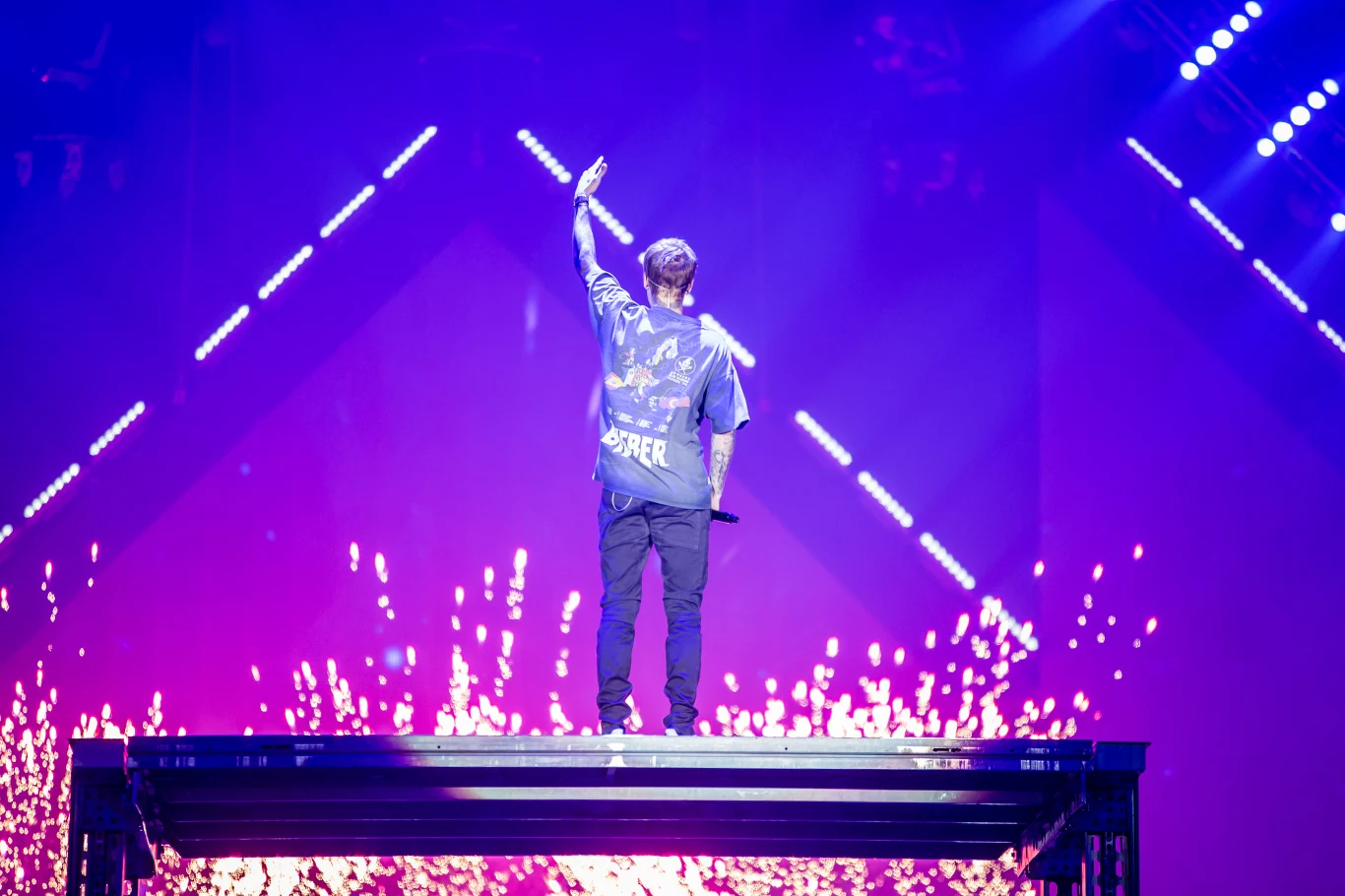 Justin Bieber na koncercie w Krakowie