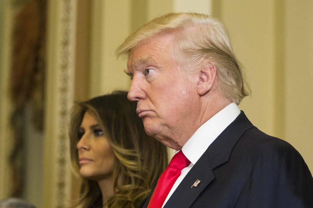 Donald Trump z żoną