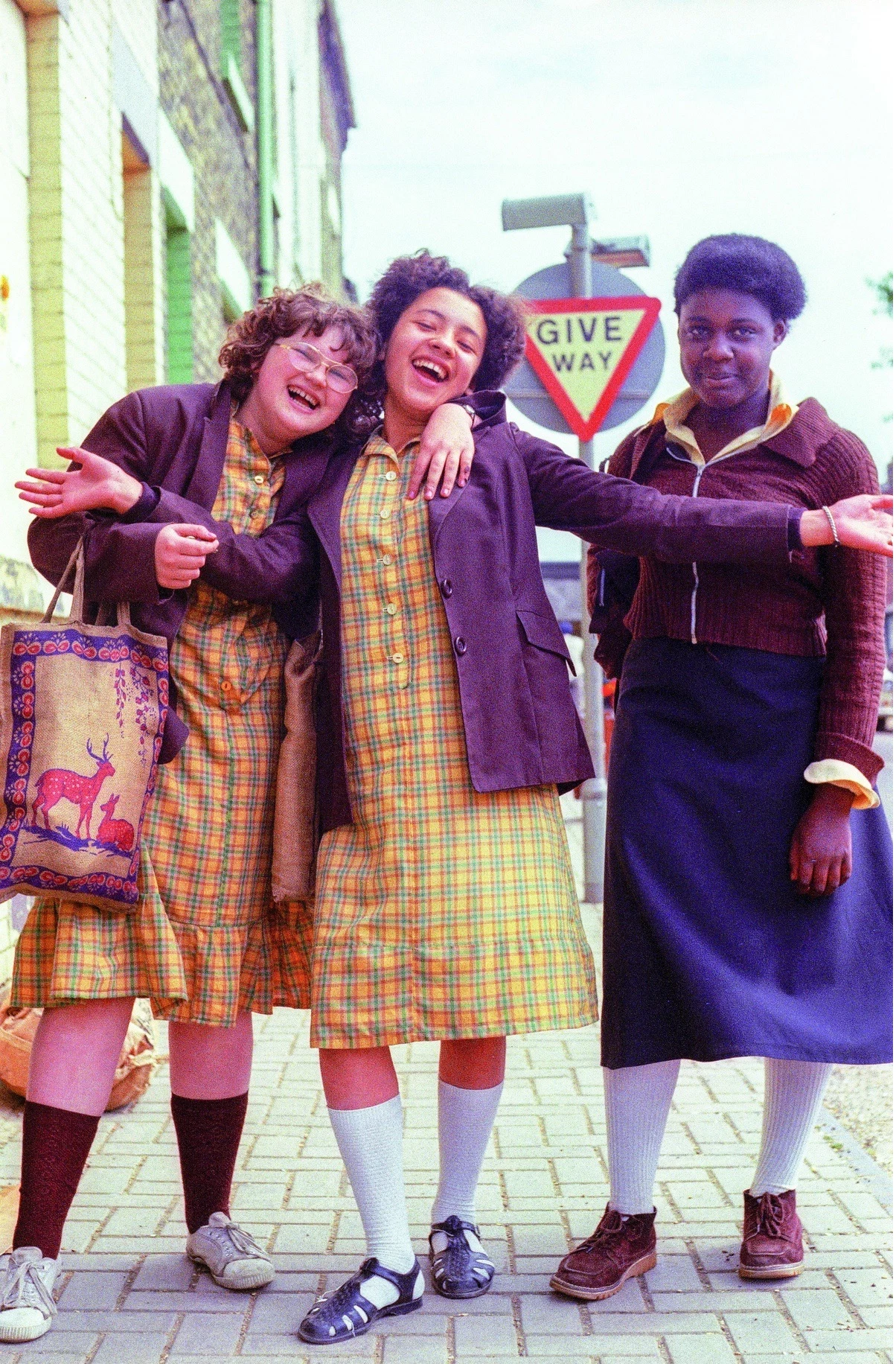 County school girls - Original, 1979 County school girls - Original, 1979