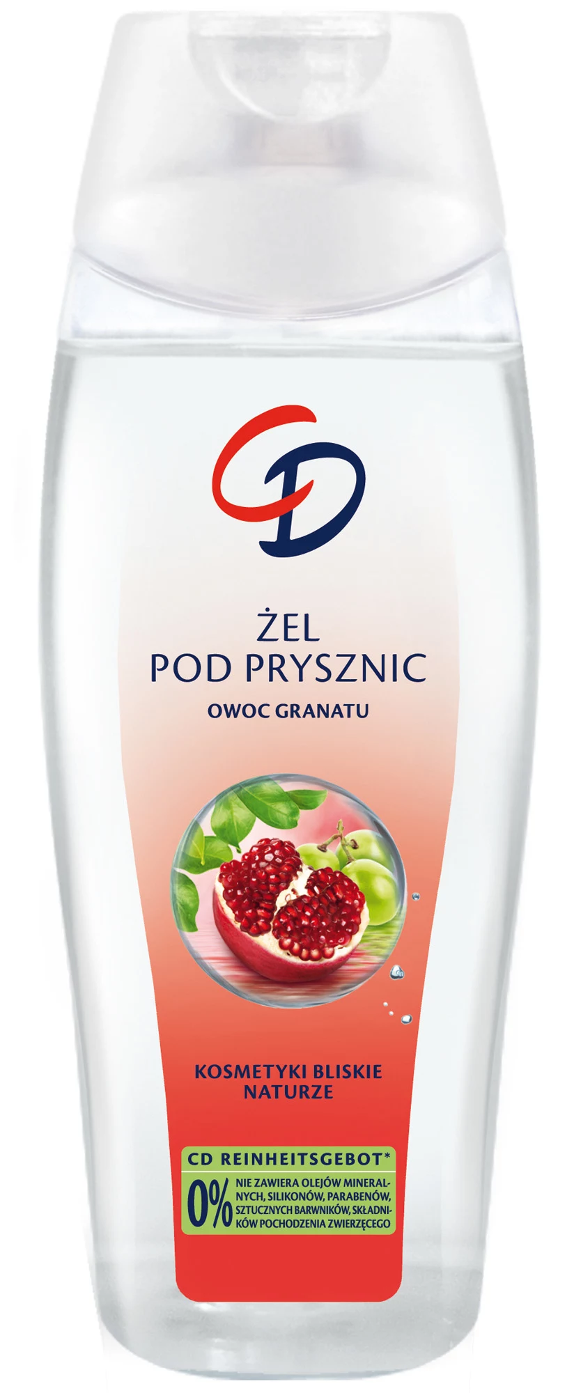 Żel do mycia CD o zapachu granatu Żel do mycia CD o zapachu granatu