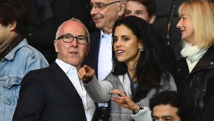 Frank McCourt z żoną Moniką