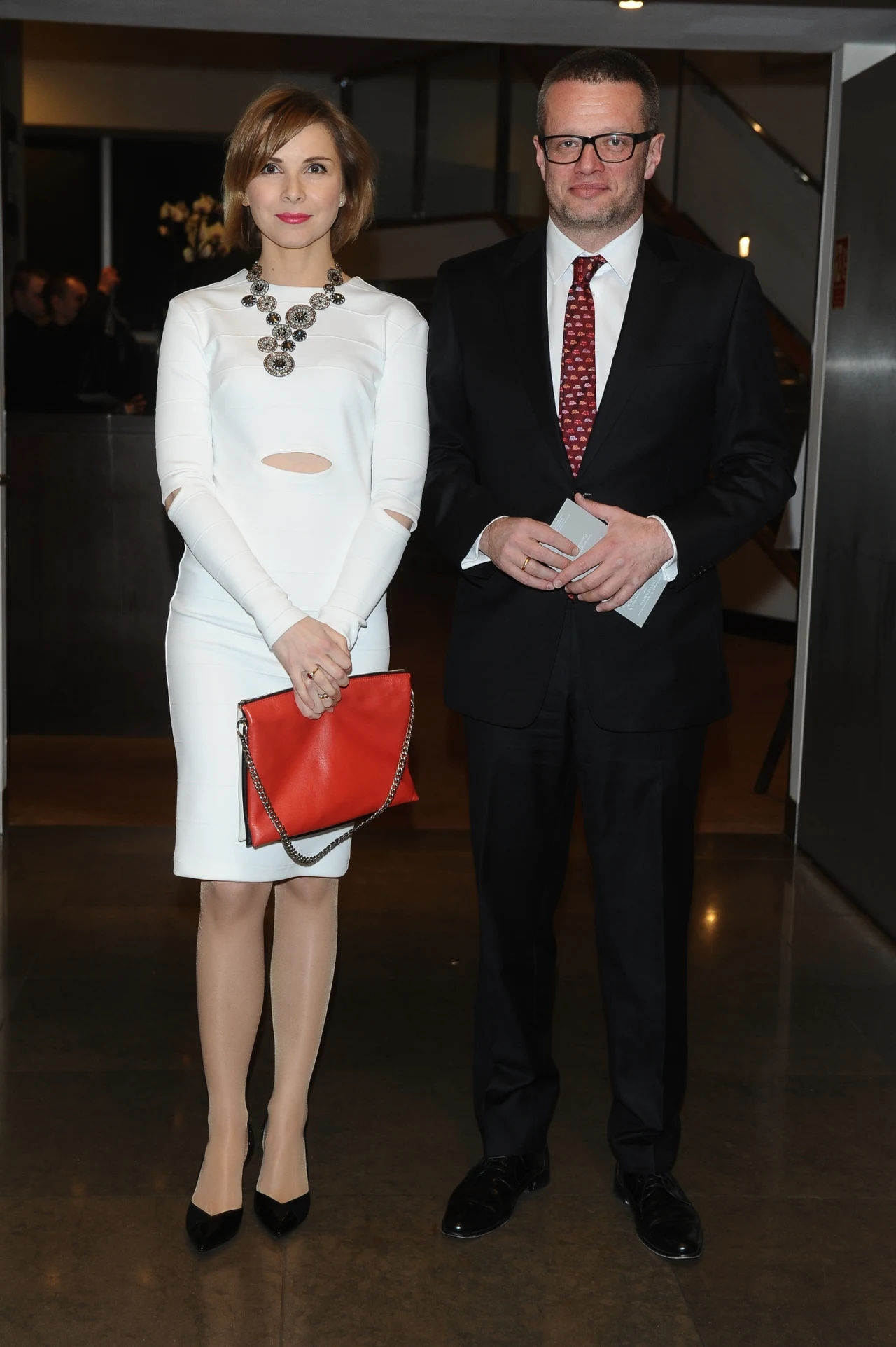 Marcin Meller z żoną Marcin Meller z żoną