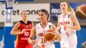 Z piłką Katarzyna Trzeciak