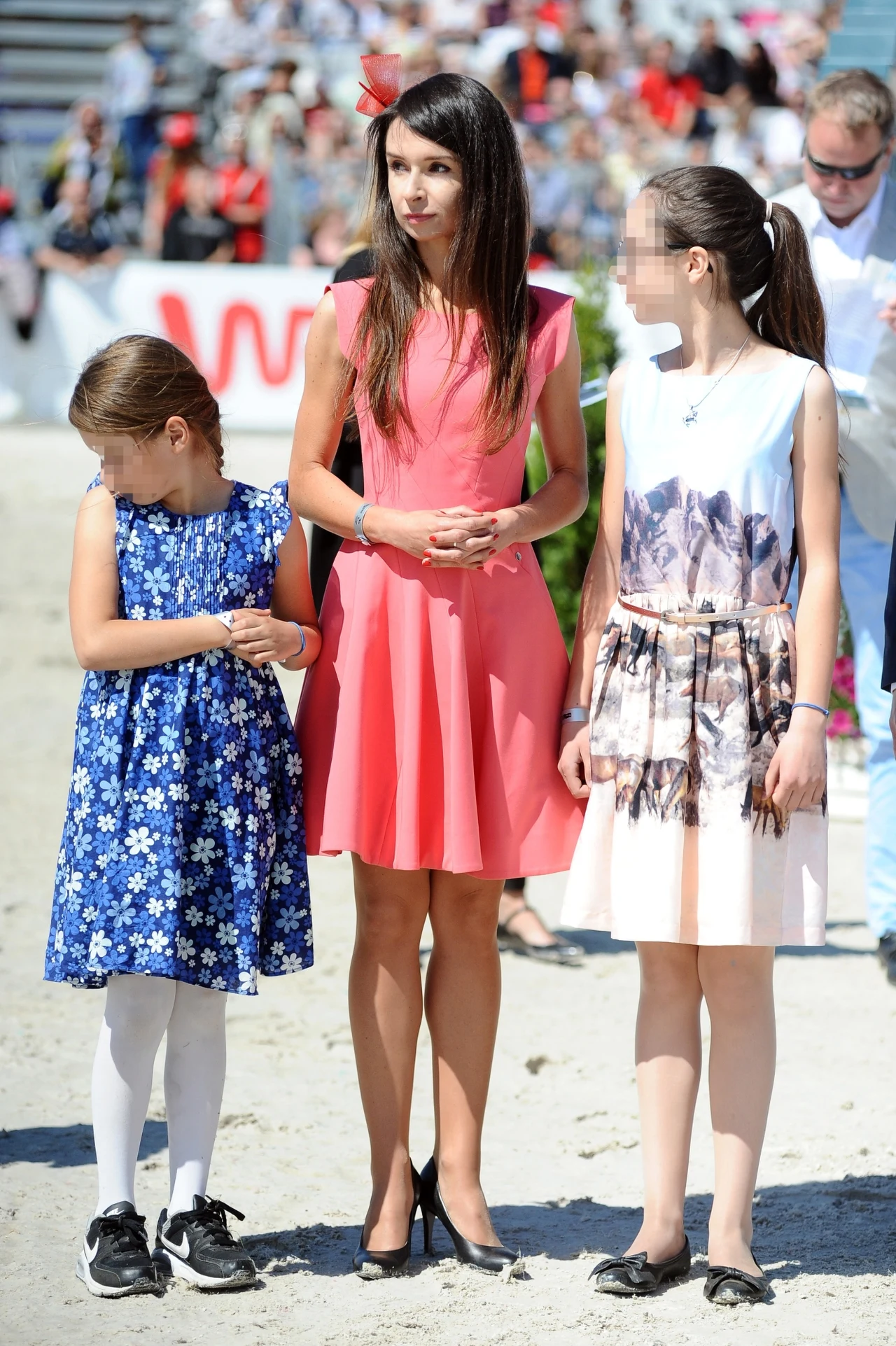 Marta Kaczyńska z córkami Marta Kaczyńska z córkami