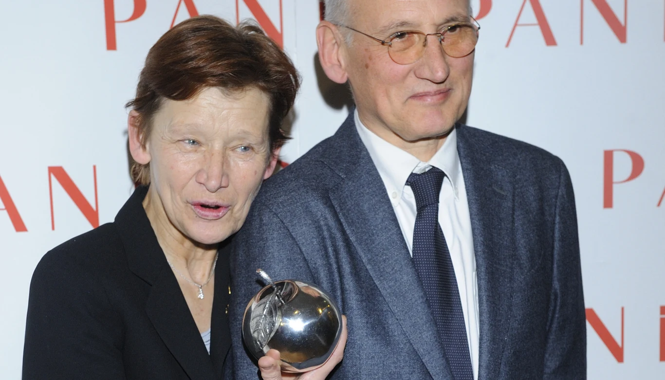 Jadwiga Jankowska-Cieślak z mężem Piotrem, 2012 rok Jadwiga Jankowska-Cieślak z mężem Piotrem, 2012 rok