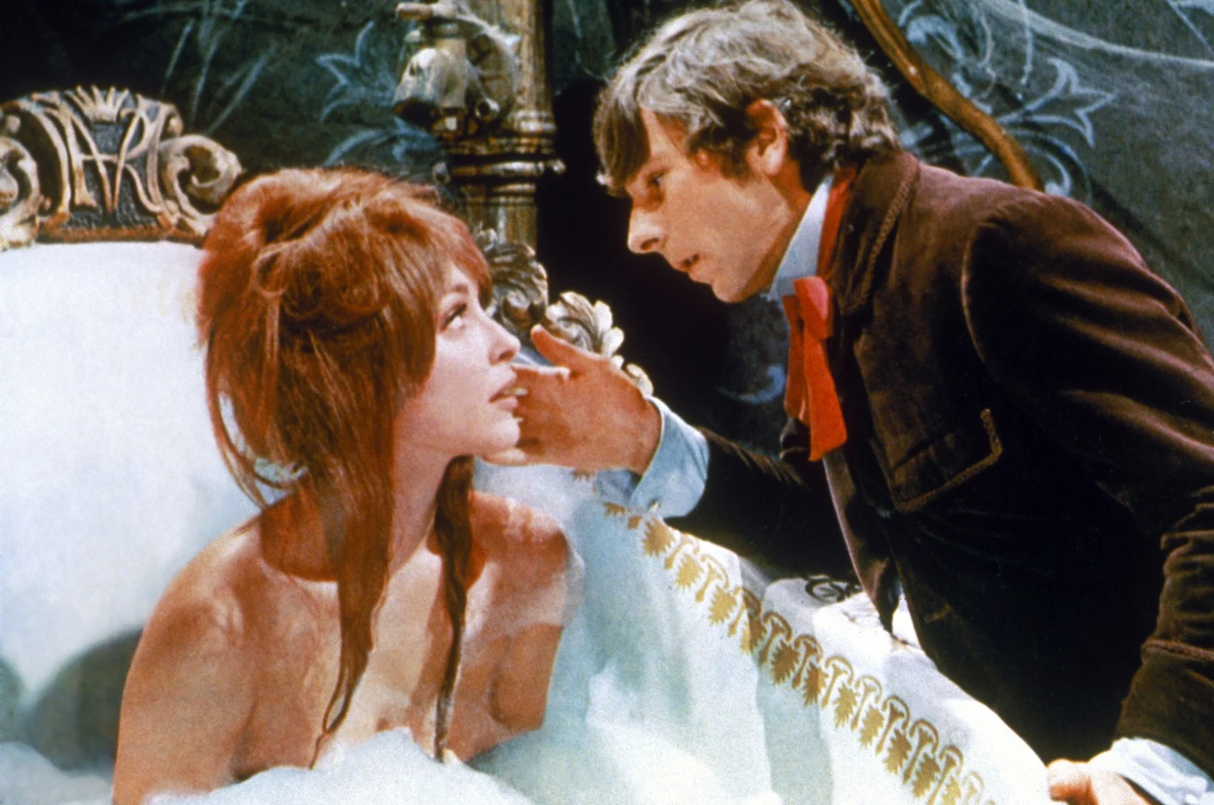 Sharon Tate i Roman Polański w "Nieustraszonych pogromcach wampirów"