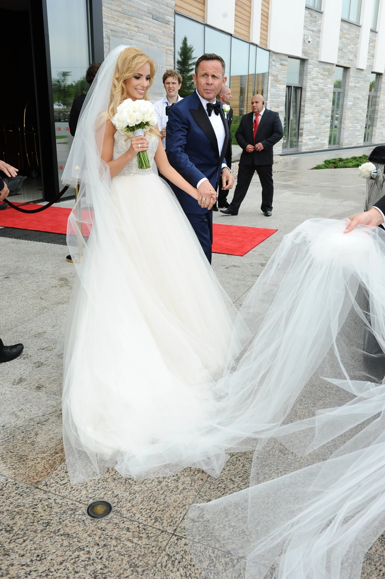 Janachowska w dniu ślubu Janachowska w dniu ślubu