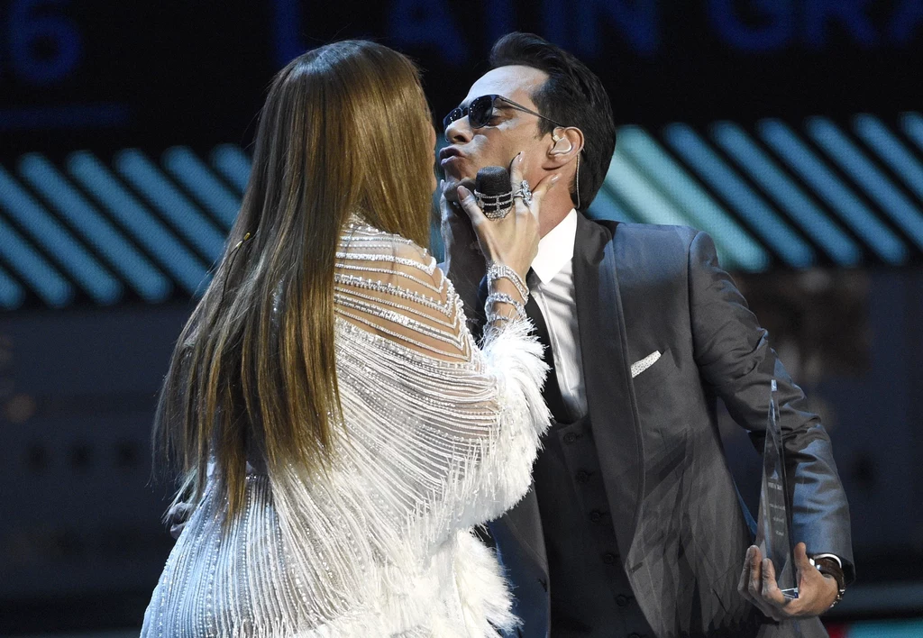 Jennifer Lopez i Marc Anthony na scenie Latin Grammy