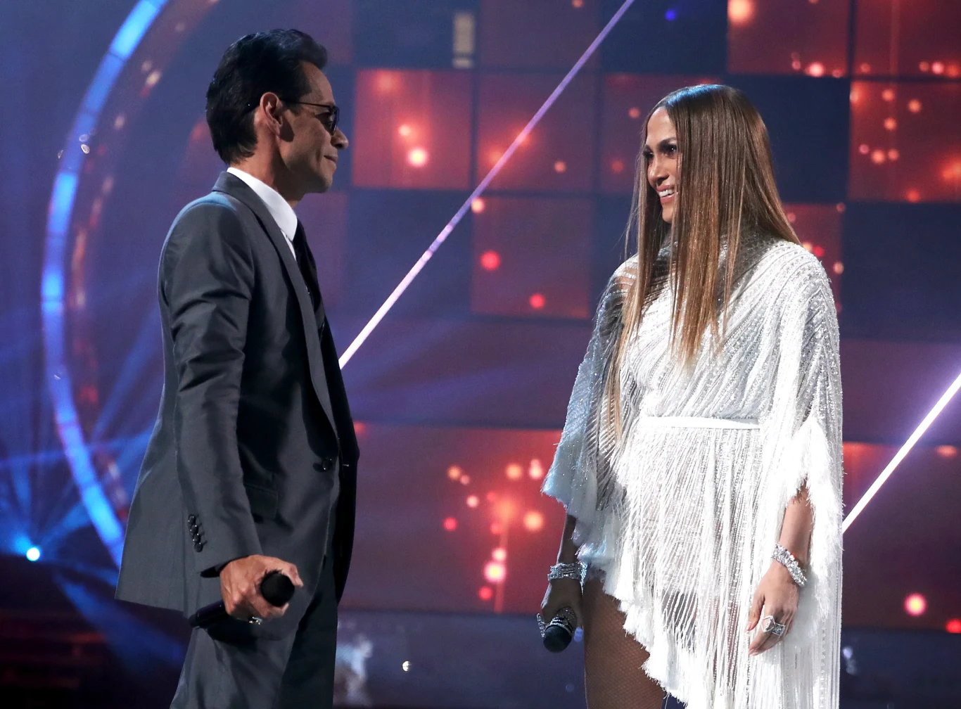 Jennifer Lopez i Marc Anthony na scenie Latin Grammy
