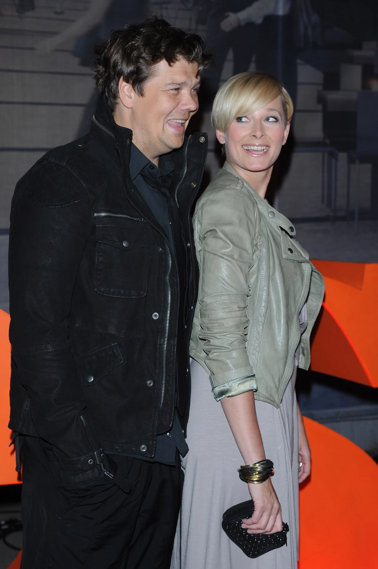 Michał Figurski z byłą żoną, Odetą Michał Figurski z byłą żoną, Odetą