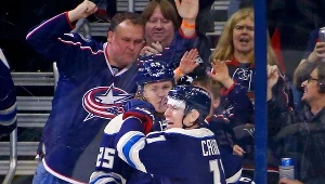 Matt Calvert (z prawej) i William Karlsson